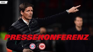 "Wollen ein enges Spiel erzwingen" I Pressekonferenz vor Bayern München - Eintracht Frankfurt
