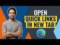 How To Open Quick Links In New Tab In Edge (Easy Guide)