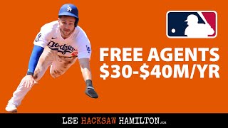 MLB Top Free Agents will make $30-40M per year