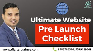 Ultimate Website Pre-Launch Checklist | Digital Trainee