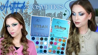 NEW ARTTITUDE COSMETICS URBAN NEUTRALS & VINTAGE NEUTRALS | 2 Looks & Swatches