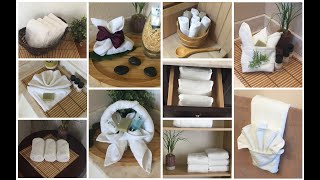 10 Ideas How to Fold a Towel Like Hotel & Spa.