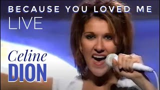CELINE DION 🎤 Because You Loved Me 🤍 (Live in Montreal) June 1996