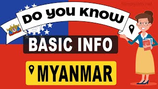 Do You Know Myanmar Basic Information | World Countries Information #122-General Knowledge \u0026 Quizzes