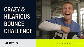 Players Compete In Bizarre Bounce Challenge