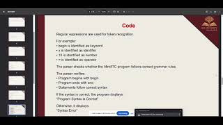 ATC Design and Implementation of Lexical Analyzer and Parser for MiniATC Language