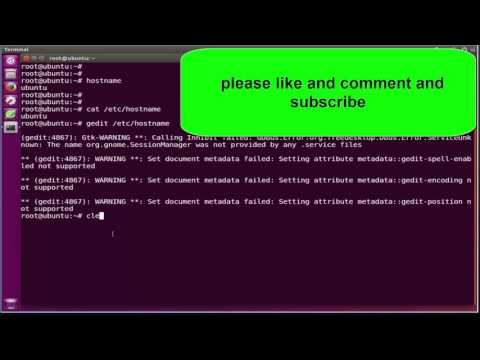 How to Set Hostname Fully Qualified Domain Name FQDN on Ubuntu linux How to Set Hostname Fully Qualified Domain Name FQDN on Ubuntu linux