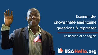 Examen de citoyenneté américaine, Questions \u0026 Réponses