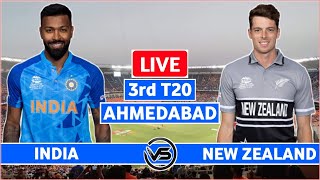 India vs New Zealand 3rd T20 Live | IND vs NZ 3rd T20 Live Scores & Commentary
