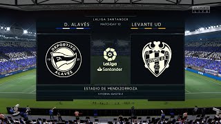 FIFA 22 | Deportivo Alavés vs Levante UD - Estadio de Mendizorroza | Gameplay