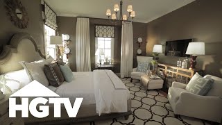 Glamorous Smart Master Bedroom | HGTV