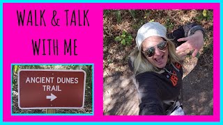 Hiking the Ancient Dunes Trail in St. Augustine, FL.