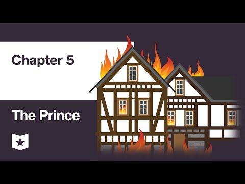 What idea is stressed in the passage Chapter 5 of the Prince?
