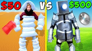 $50 vs $500  Body Armor! *BUDGET CHALLENGE*