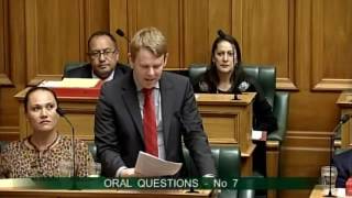 07.07.2016 - Question 7 - Chris Hipkins to the Minister of Education