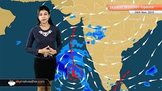 Weather Forecast for November 24: Rainfall in Chennai, Tamil Nadu, Karnataka, Kerala and Maharashtra