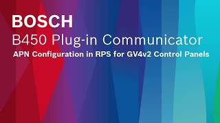 B450 Plug-In Communicator: APN Configuration in RPS for GV4v2 Control Panels