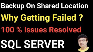 How to Take Backup On Shared Location| SQL Server Backup on shared Location | SQL tape Server Backup