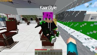 KAAN STYLE'NIN SAÇINI PEMBEYE BOYADIM ! 😱 -MİNECRAFT