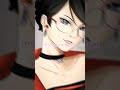 JJ🔥 uchiha sarada☕❤ #jedagjeduganime #sarada #uchiha //