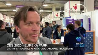 EUREKA PARK CES 2020 - Artificial Intelligence Startups, La French Tech, Kwaly, KIMP,  Reachy Robot