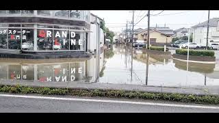 台風2号 埼玉県 越谷市 南荻島冠水 国道4号線 2023年6月3日 #越谷市南荻島 #台風2号 #越谷市冠水 #国道4号線