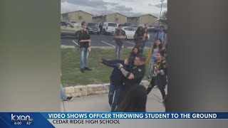 Video shows a Round Rock officer forcefully take a teen girl to the ground