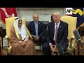 Trump, Kuwait Emir Hold White House Talks