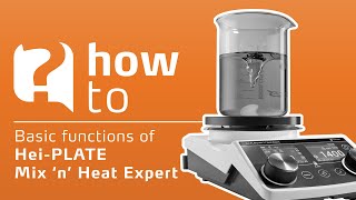 Hei-PLATE Mix 'n' Heat Expert and its basic functions