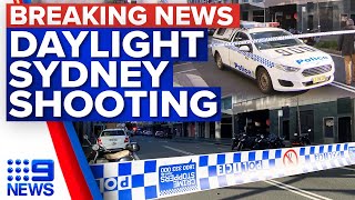 Man shot dead in car at Bondi Junction in suspected underworld gang hit | 9 News Australia
