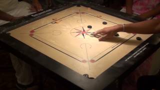 Yogesh PARDESI VS Chamil Cooray Carrom World Cup 2012 Part 1 of Game 2