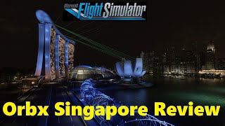 FS2020: Orbx Singapore Landmarks City-pack Review - Stunning Detail \u0026 Performance!