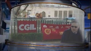 TRASPORTI: CGIL PROTESTA ALL'EMICICLO