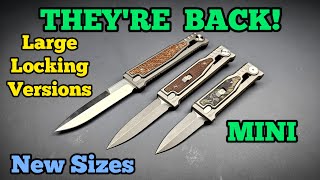 New Large and Mini Locking Reate EXO Gravity Knife Models