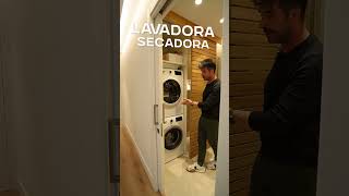 ¡Así puedes OCULTAR la LAVADORA y SECADORA en el baño! Cocinas CJR