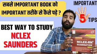Best way to study NCLEX SAUNDERS @NursingAdhikari  || Important 5 tips