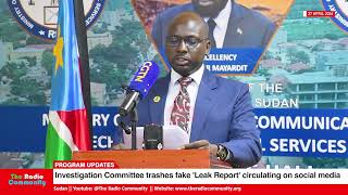 Investigation Committee trashes fake 'Leak Report' circulating on social media