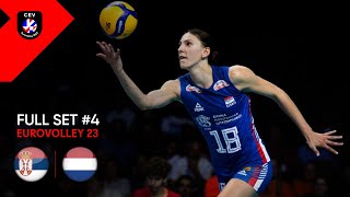 FULL 4th SET: Serbia vs Netherlands I CEV EuroVolley 2023 Semifinals I Christmas Special