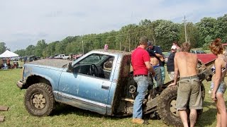 Bent Chevy (still in 4x4) at Gopher Dunes Sept. 08