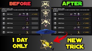 HOW TO COMPLETE ACHIEVEMENT MISSION IN 1 DAYS🤫 | FREEFIRE ACHIEVEMENT MISSION NEW TRICK💯| FREE EMOTE