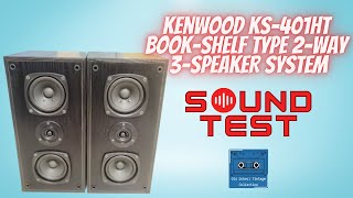 Kenwood KS-401HT Bookshelf Speaker Sound Test