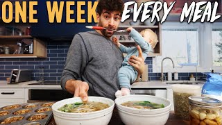 how I cook every meal for the week (family of 4)