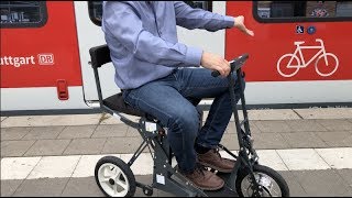 Falt Rollstuhl Reise Scooter Luftfederung