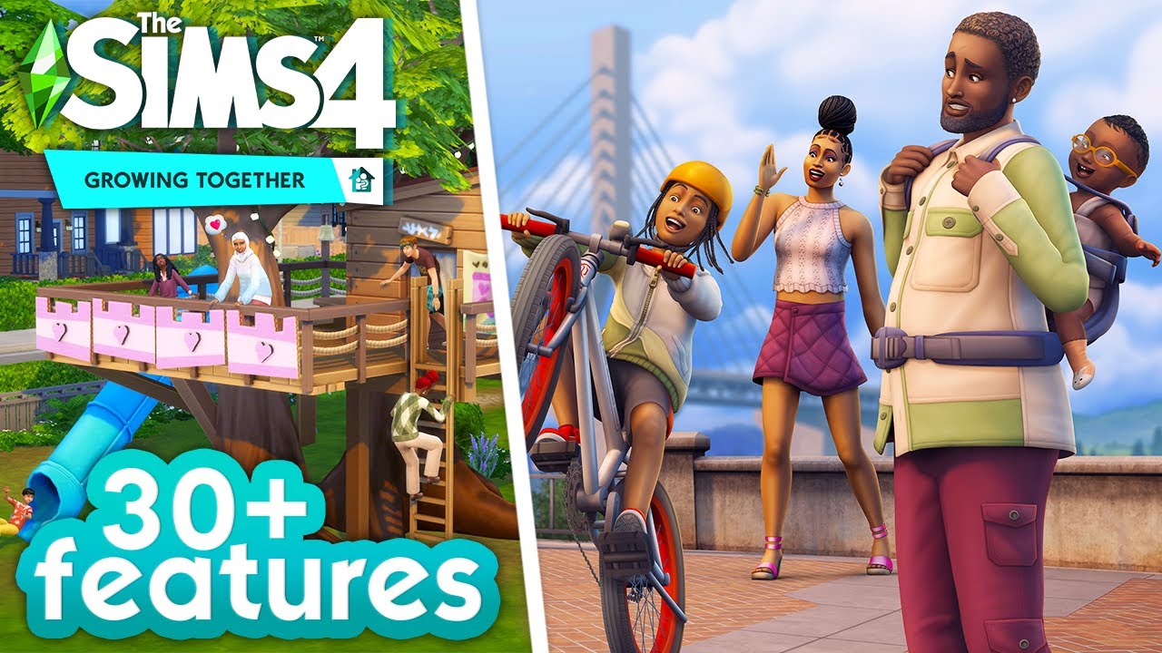 30+ Features Coming With The Sims 4 Growing Together🏡 - YouTube