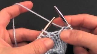 Learn How to Knit: Tutorial on Performing an Increase Make 1 Front (M1F) Stitch