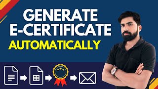 How to generate certificate from google forms||How to create e-certificate for webinar in Hindi