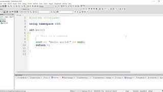 02. Comments (Single line and Multi line)