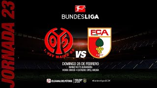 Partido Completo:  Mainz vs FC Augsburg | Jornada 23 - Bundesliga
