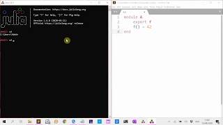 Programming with Julia 1: Revise