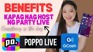 Anu Benefits kapag nag Host ka ng Party Live sa Poppo? #poppolive2024 #vinesvlogs